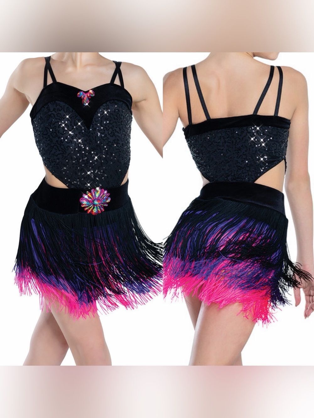 Revolution solo Tenth House black ombre fringe Voltage TH20248 PA XSA adult